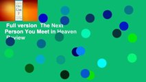 Full version  The Next Person You Meet in Heaven  Review