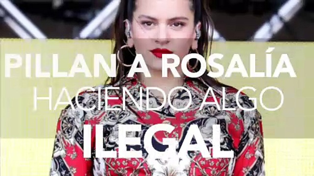 Rosalía graba la pantalla de su ordenador y la pillan haciendo algo ilegal
