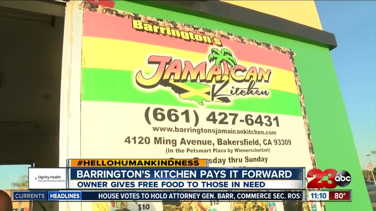 Barrington Kitchen pays it forward