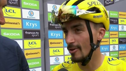 Tour de France 2019 / Julian Alaphilippe "L'objectif, c'est d'être encore en jaune ce soir"