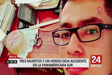 Única sobreviviente de accidente en Mala fue llevada de emergencia a Lima