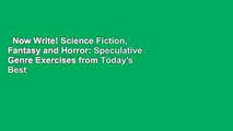 Now Write! Science Fiction, Fantasy and Horror: Speculative Genre Exercises from Today's Best