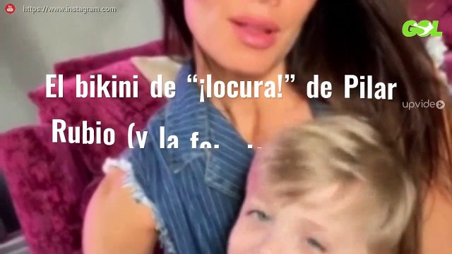El bikini de “¡locura!” de Pilar Rubio (y la foto tiene horas): “¡Vaya abdominales!”