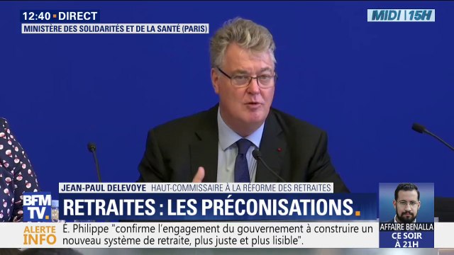 Retraites: Jean-Paul Delevoye explique que l'étudiant qui fera la cueillette des pommes dégagera des points s'il a un moindre revenu