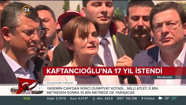 Canan Kaftancıoğlu için 17 yıl hapis cezası istendi