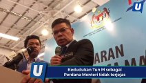 Saifuddin Nasution Ismail jawab tentang kedudukan Tun M