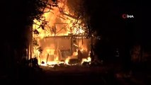 Tüp patladı, 4 ev alev alev yandı