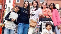 Karisma Kapoor & Kareena Kapoor Khan enjoy holiday in London with family | FilmIBeat