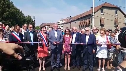 Le nouveau pont de Sarralbe inauguré