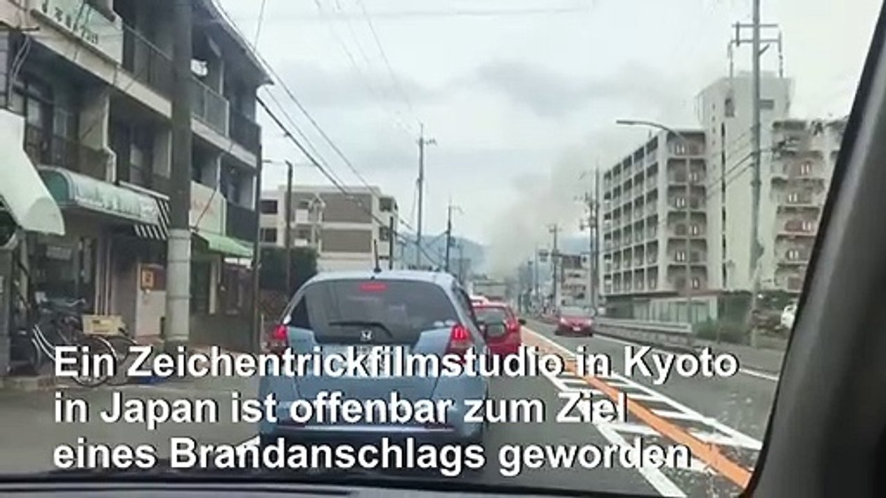 Tote bei mutmaßlichem Brandanschlag auf Filmstudio in Japan
