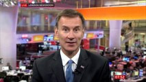 BBC Breakfast presenter Naga Munchetty challenges Jeremy Hunt for refusing to say 'R word' to condemn Donald Trump