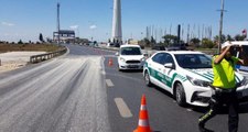 Son dakika! İstanbul D-100 Karayolu'nda çökme! Ankara yönü trafiğe kapatıldı