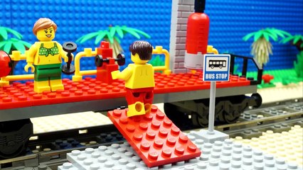 Lego Bulldozer Gym Police Fail