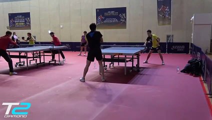 Descargar video: 卓球  Jun Mizutani Training at the World Tour Grand Finals