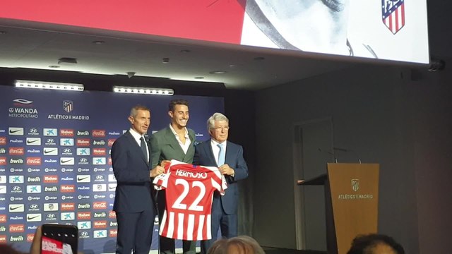 Mario Hermoso ya viste la camiseta del Atlético de Madrid