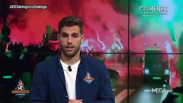 Marcos Benito en el nuevo estadio de San Mamés. 'El Chiringuito'