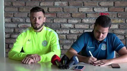 SPOR Çaykur Rizespor'un yeni transferi Amedej Vetrih kampa katıldı
