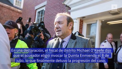 Retiran cargos de agresión sexual contra Kevin Spacey