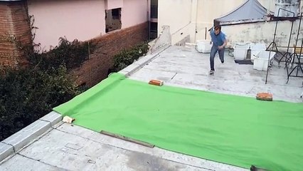 How to replace green screen background  Bese tube