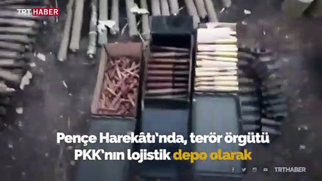 Irak'ın kuzeyindeki terör sığınakları imha edildi