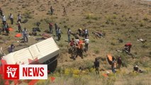 Fifteen migrants killed in southeastern Turkey bus crash