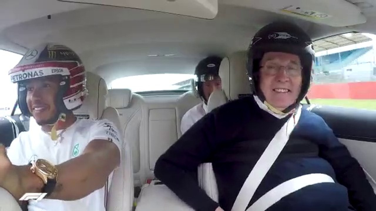 Formula 1 - A very special hot lap to mark a very special occasion for a very special man