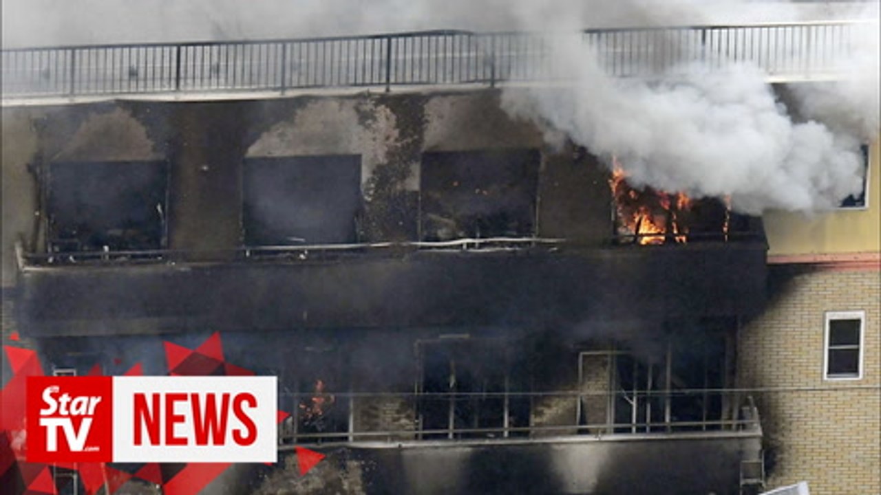 At least 33 feared dead after suspected arson attack on Japanese animation studio