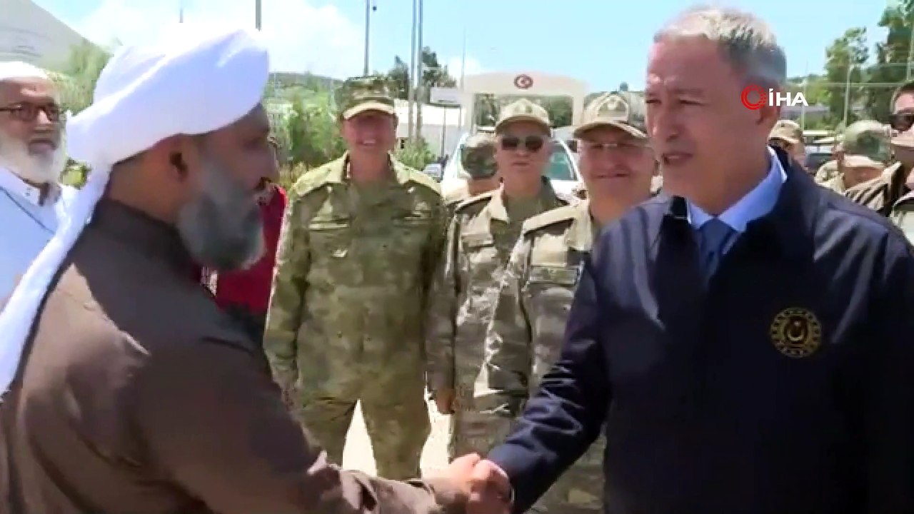 Bakan Akar: 'Bir an önce bölgede huzuru ve sükunu sağlayacağız'