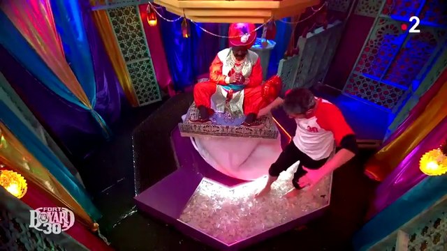 Fort Boyard 2019 : extrait de Guillaume Pley dans l'épreuve du Fakir face à Magik