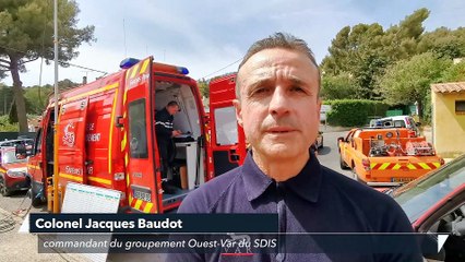 Le Colonel Baudot fait le point sur le feu du baou de Quatre Oures à Toulon