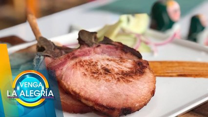 ¡Prepara estas rápidas chuletas en salsa de chile secos! | Venga La Alegría