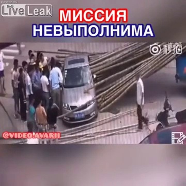 Ce conducteur sort vivant de cette situation... Très bon karma