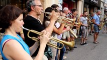 La fanfare des stagiaires du festival de jazz Crescent Mâcon  18 juillet 2019