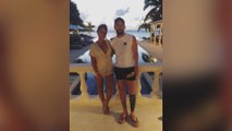 Messi y Antonela disfrutan de las vacaciones con sus hijos