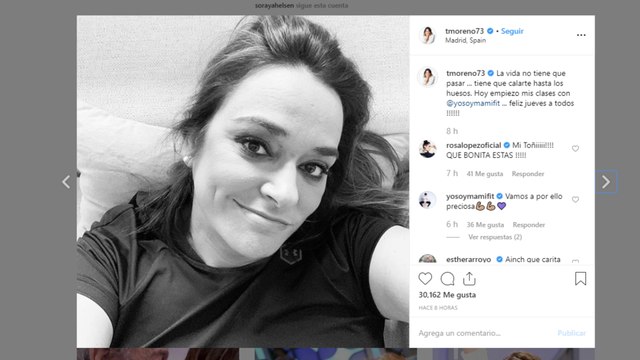 Toñi Moreno se prepara para su embarazo