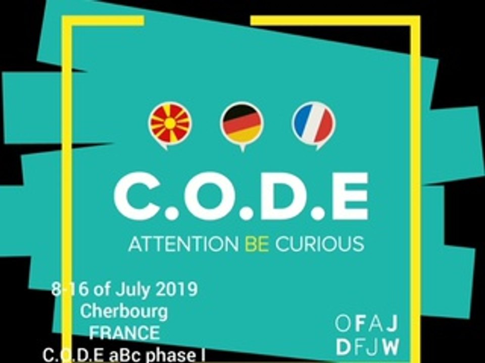 C.O.D.E aBc phase I Cherbourg 8-16 July 2019