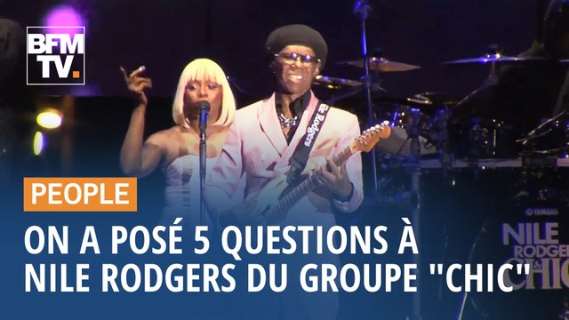 On a posé 5 questions à Nile Rodgers du groupe Chic lors du Nice Jazz Festival