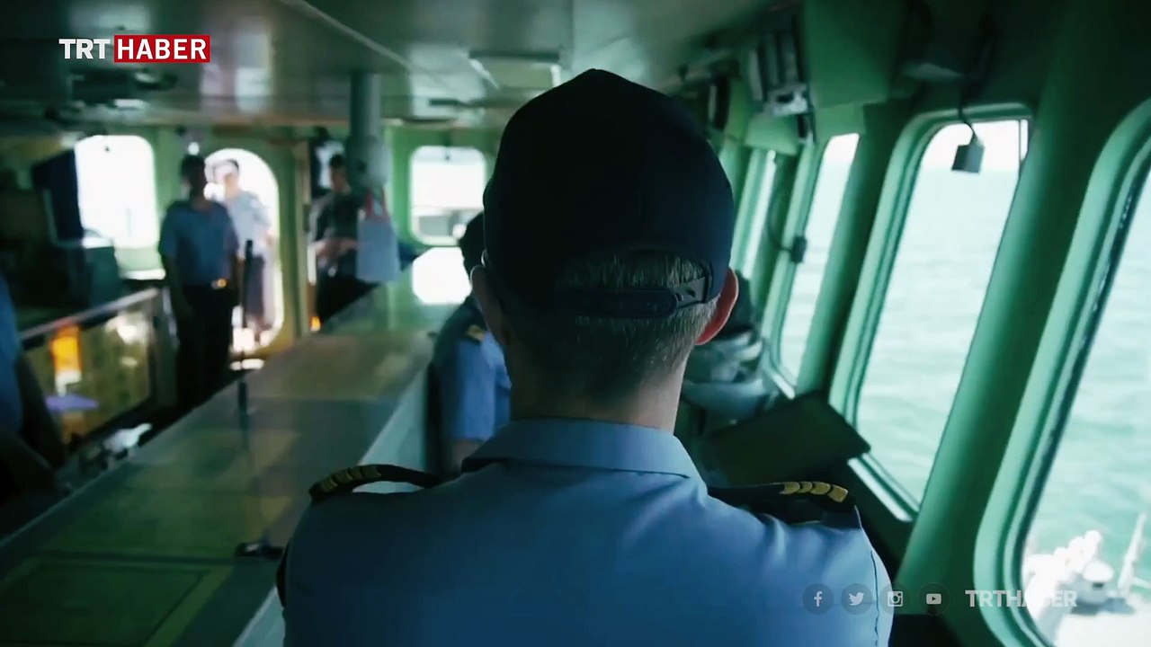 Türkiye Turgutreis fırkateyni ile NATO tatbikat...
