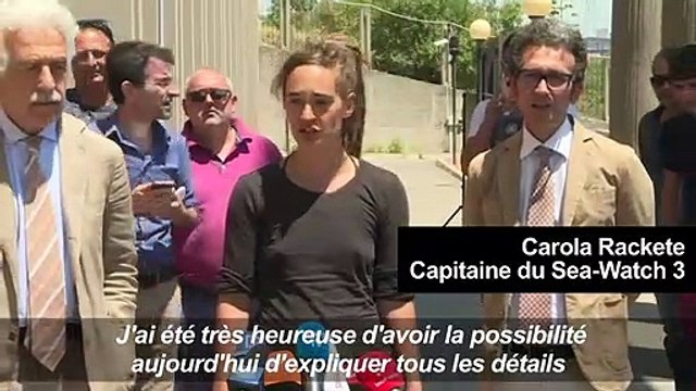 Migrants: Carola Rackete lance un appel à l'UE à agir