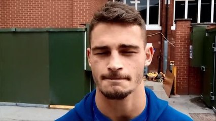 Leeds Stevie  Ward pre Giants