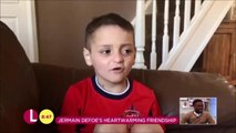 Bradley Lowery sends a message to Jermain Defoe on Lorraine