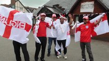 Staff at a Preston curry restaurant are spicing up the World Cup . . . and flying the flag for England.