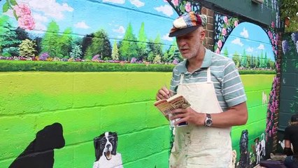 Video : Mark Art Lodge Mural