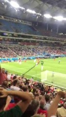 video : England fans celebrate after Tunisia game