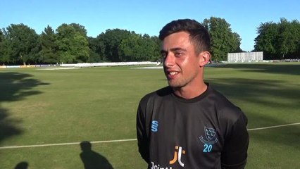 Tom Haines on his maiden first class ton