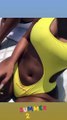 Kylie Jenner Flaunts Her Bikini Body on Boat