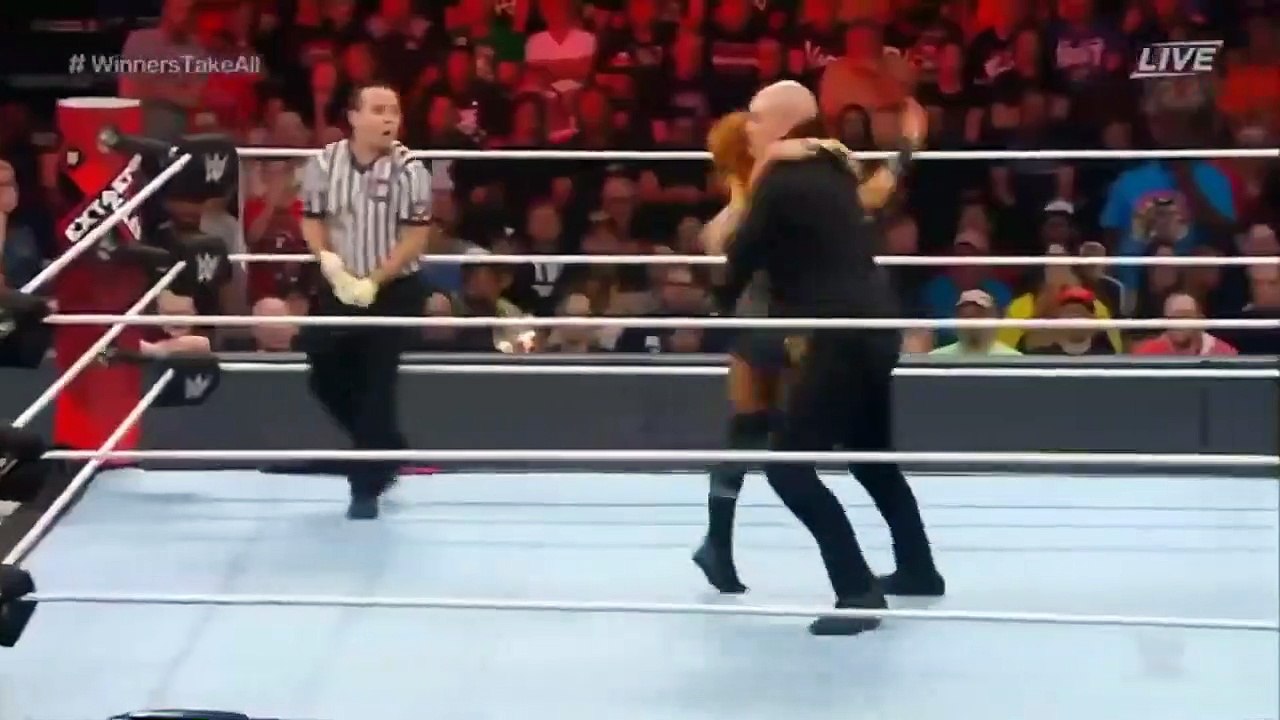 Seth Rollins Looses it after Baron Corbin gives Becky EOD | WWE Extreme Rules 2019 [Clip]