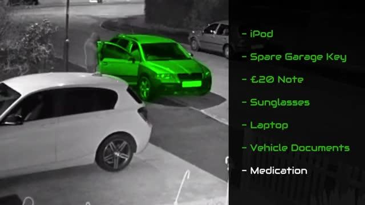 Thieves try car doors to see if they are locked