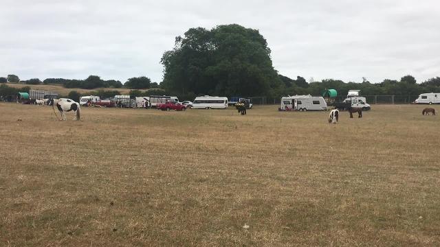 Travellers at Seamer horse fair