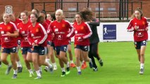 Entrenamiento de la Selección Española Femenina Sub 21